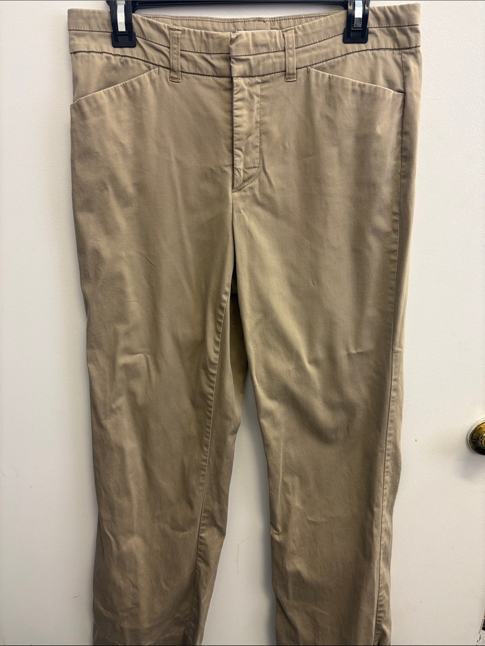 Khaki Stretch Chino Pants - Classic Everyday Fit